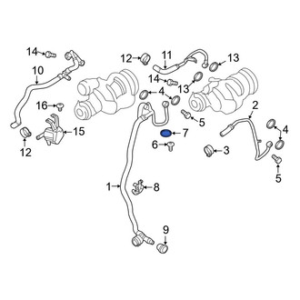 BMW OE - Turbocharger Coolant Line Seal
