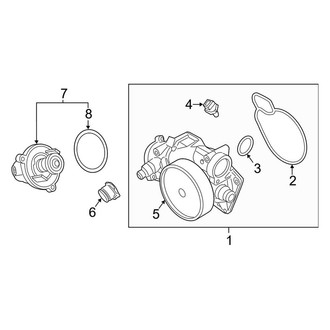 BMW OE - Cooling - Water Pump (Primary), (Base)