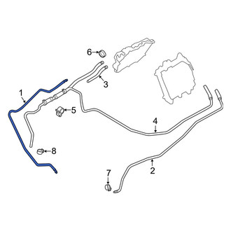 BMW OE - Lower Radiator Coolant Hose