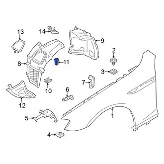 BMW OE - Fender Liner Nut