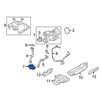 BMW OE - Turbocharger Oil Line Adapter