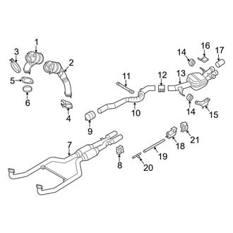 BMW OE - Exhaust System - Exhaust Components