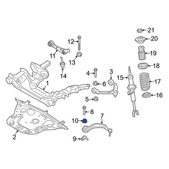 BMW OE - Lateral Arm Nut