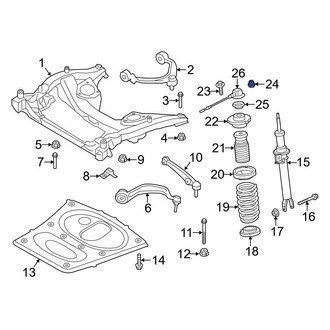BMW OE - Suspension Strut Mount Nut