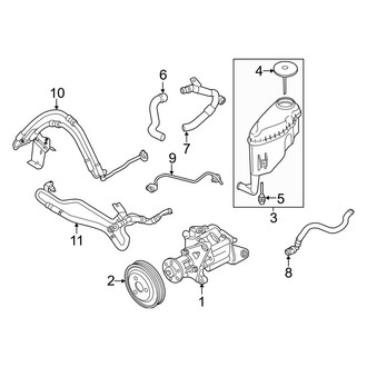 BMW OE - Steering Gear & Linkage - Pump & Hoses (Hydraulic, W/O Dynamic Drive)