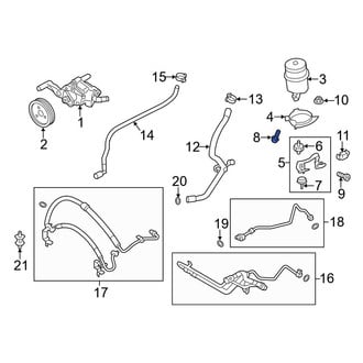 BMW OE - Power Steering Pump Reservoir Bolt