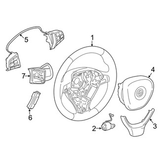 BMW OE - Steering Wheel (W/O M Package), (Base)