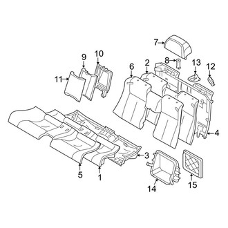 BMW OE - Seats & Tracks - Rear Seat Components (Convertible / Coupe)