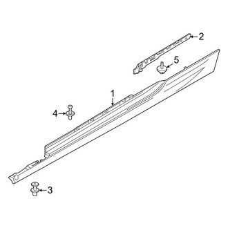 BMW OE - Pillars, Rocker & Floor - Exterior Trim (Convertible)