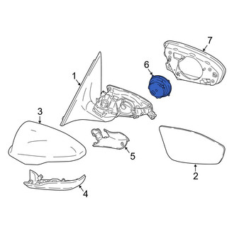 BMW OE - Front Door Mirror Drive Motor