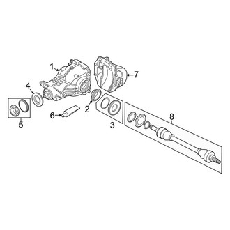 BMW OE - Rear Suspension - Axle & Differential (Convertible)