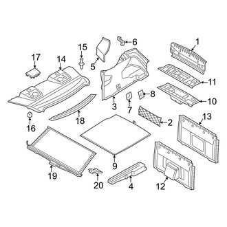 BMW OE - Rear Body & Floor - Interior Trim (Coupe)