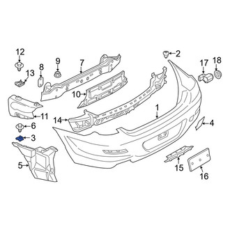 BMW OE - Bumper Cover Nut