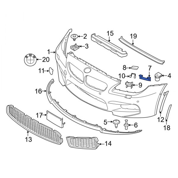 Bumper Cover Bracket