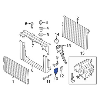 BMW OE - Radiator Mount Bracket
