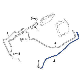 BMW OE - Lower Radiator Coolant Hose