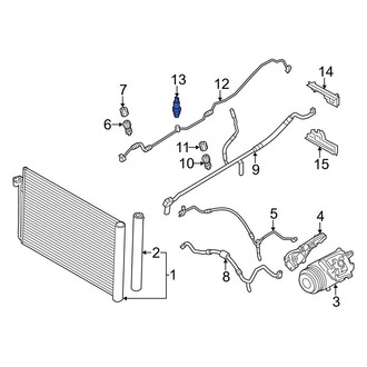 BMW OE - A/C Refrigerant Pressure Sensor