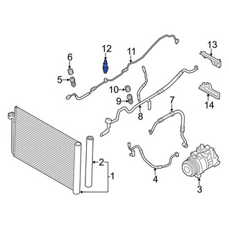 BMW OE - A/C Refrigerant Pressure Sensor