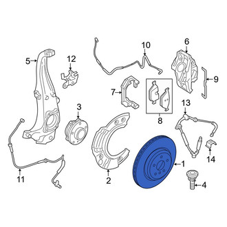 BMW OE - Front Disc Brake Rotor
