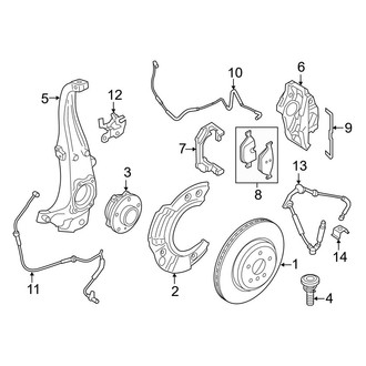 BMW OE - Front Suspension - Brake Components (Base)