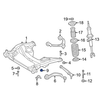 BMW OE - Lateral Arm Nut