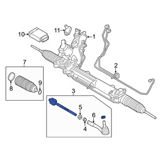 BMW OE - Right Steering Tie Rod Assembly