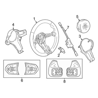 BMW OE - Steering Wheel (With M Package), (Base)