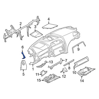BMW OE - Right Upper Instrument Panel Side Cover