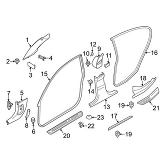 BMW OE - Pillars, Rocker & Floor - Interior Trim