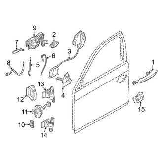 BMW OE - Front Door - Lock & Hardware