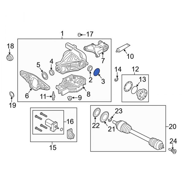 Differential Housing O-Ring