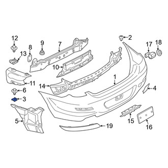 BMW OE - Bumper Cover Nut