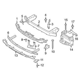 BMW OE - Front Bumper & Grille - Bumper & Components (Bumper Support)