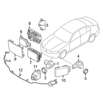 BMW OE - Front Bumper & Grille - Electrical Components
