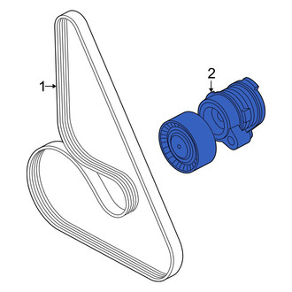 BMW OE - Accessory Drive Belt Tensioner Assembly
