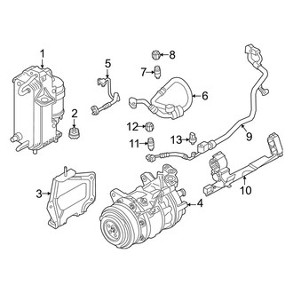 BMW OE - Air Conditioner & Heater - Condenser, Compressor & Lines
