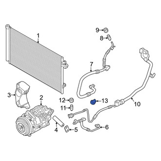 BMW OE - A/C Refrigerant Pressure Sensor