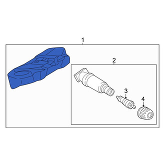 BMW OE - Tire Pressure Monitoring System (TPMS) Sensor