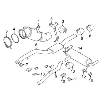 BMW OE - Exhaust System - Exhaust Components