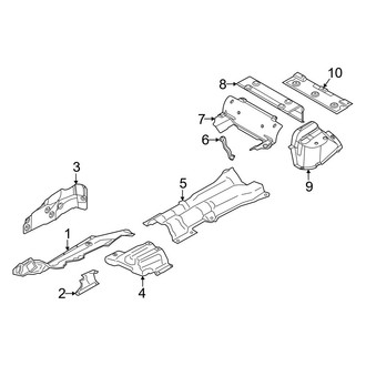 BMW OE - Exhaust System - Heat Shields