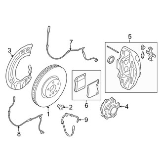 BMW OE - Front Suspension - Brake Components