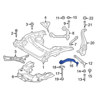 BMW OE - Front Left Lateral Arm and Ball Joint Assembly