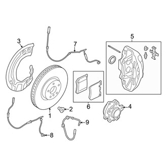 BMW OE - Front Suspension - Brake Components