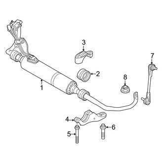BMW OE - Front Suspension - Stabilizer Bar & Components (With Active Comfort Drive)