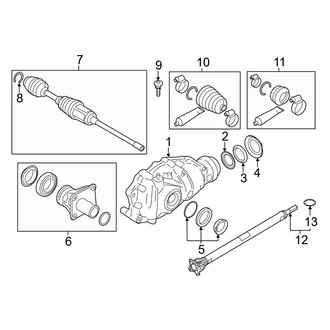 BMW OE - Front Suspension - Carrier & Front Axles