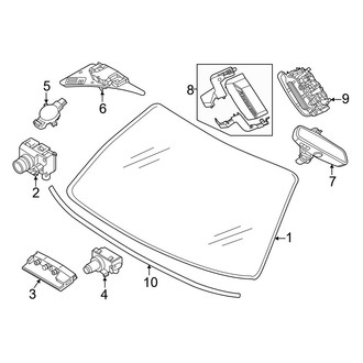 BMW OE - Windshield - Glass