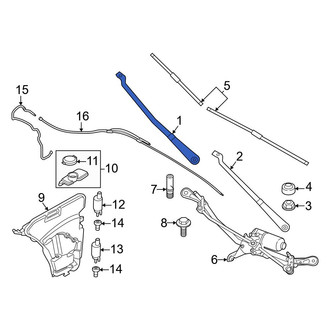 BMW OE - Left Wiper Arm