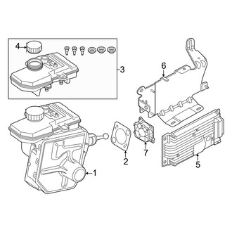 BMW OE - Cowl - Components on Dash Panel