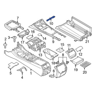 BMW OE - Front Console Trim Panel