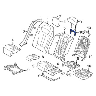 BMW OE - Rear Headrest Guide